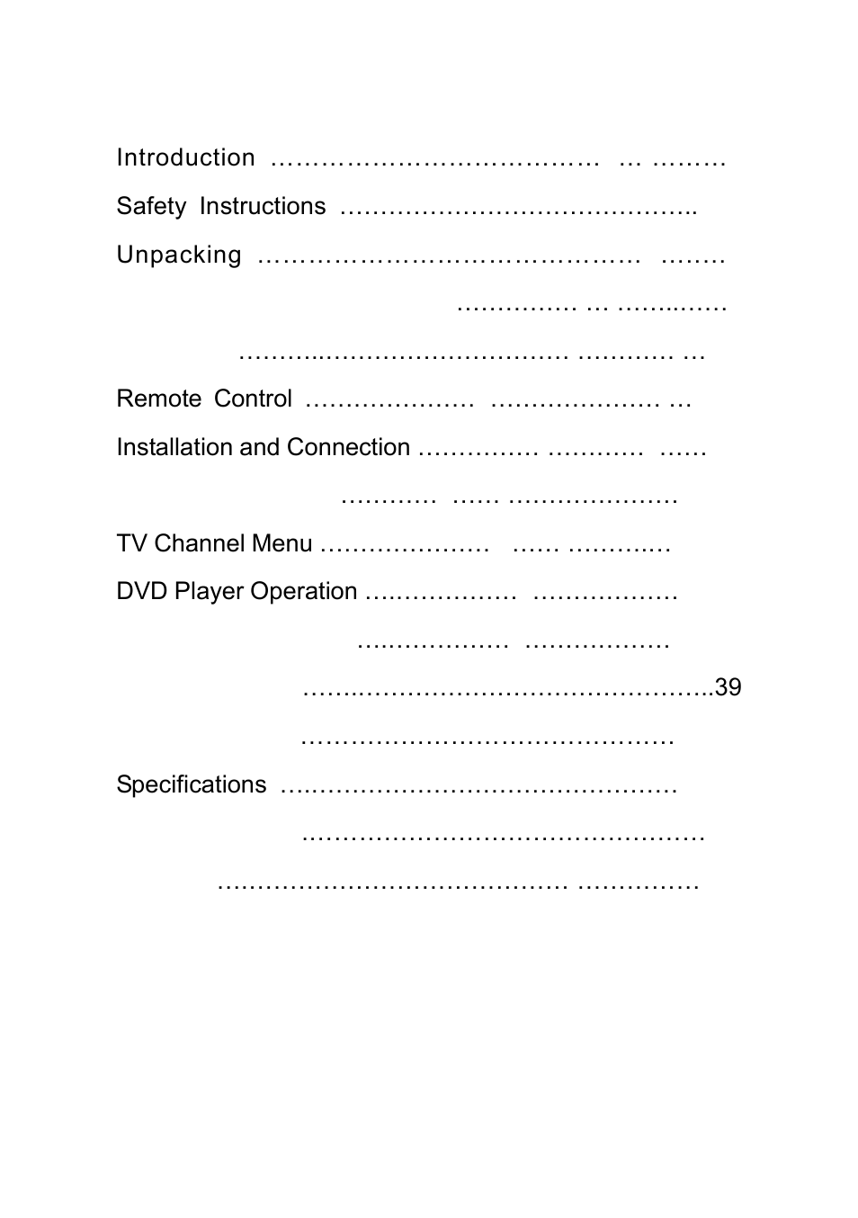 Grundig GLCD2208HDV User Manual | Page 3 / 47