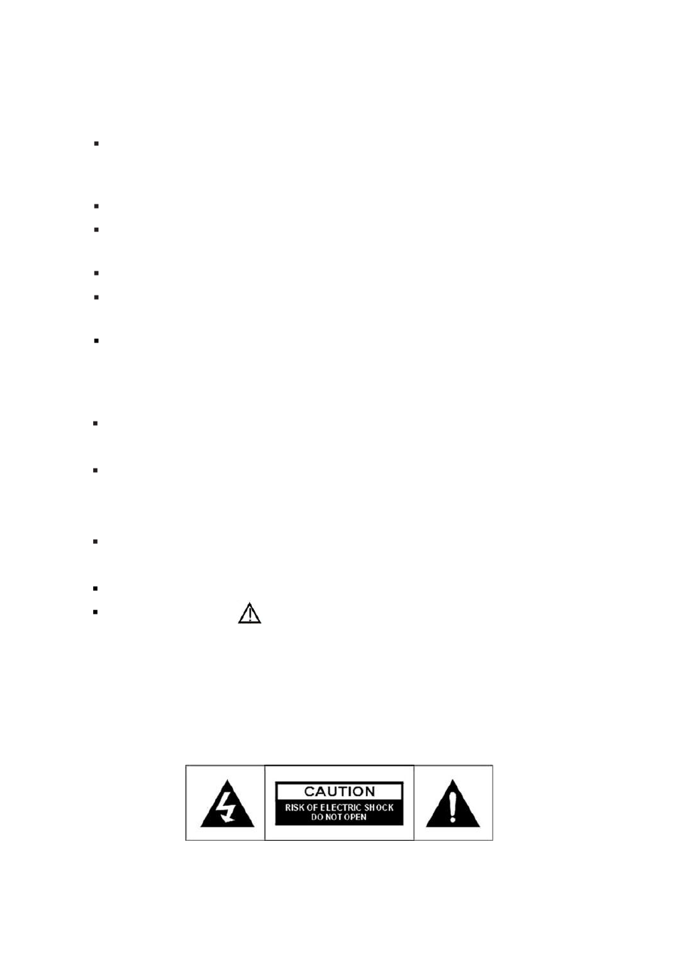 Warning | Grundig GLCD2208HDV User Manual | Page 5 / 47
