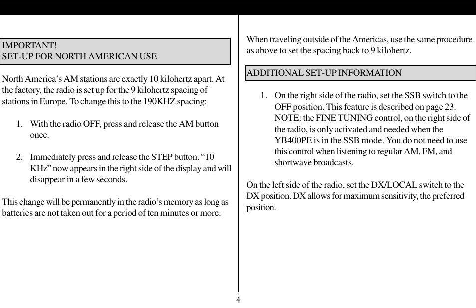 Grundig 400 PE User Manual | Page 5 / 30