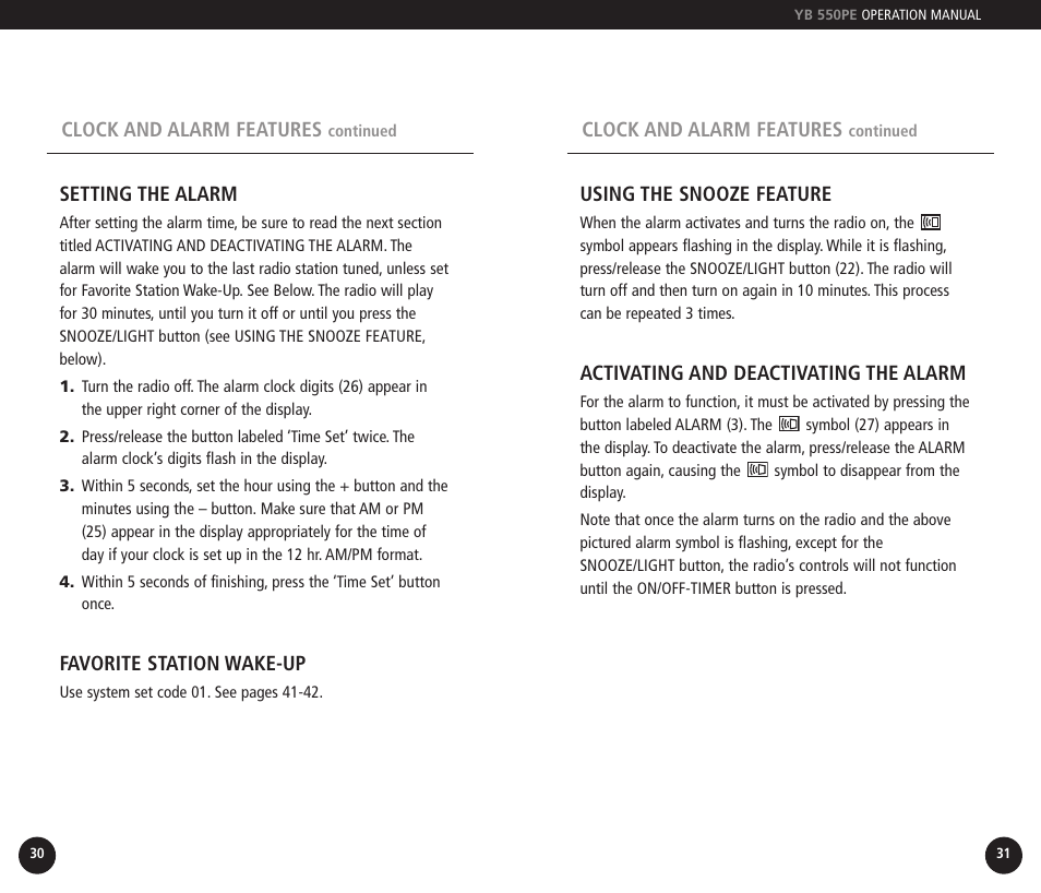 Grundig YB550PE User Manual | Page 16 / 28