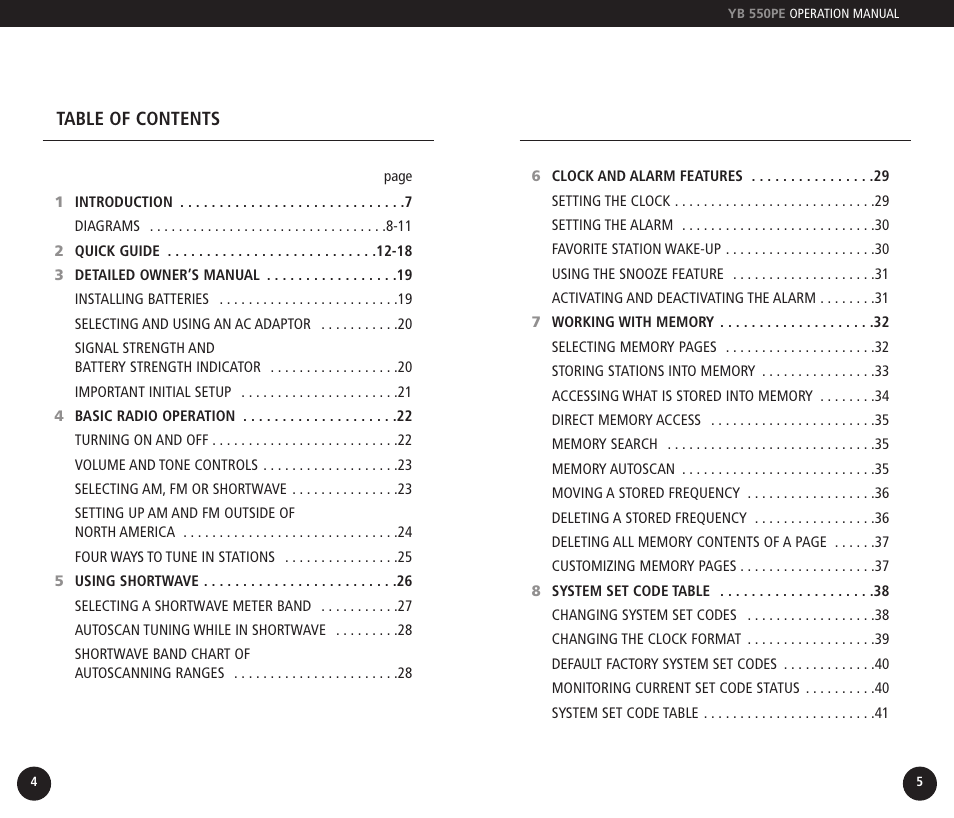 Grundig YB550PE User Manual | Page 3 / 28