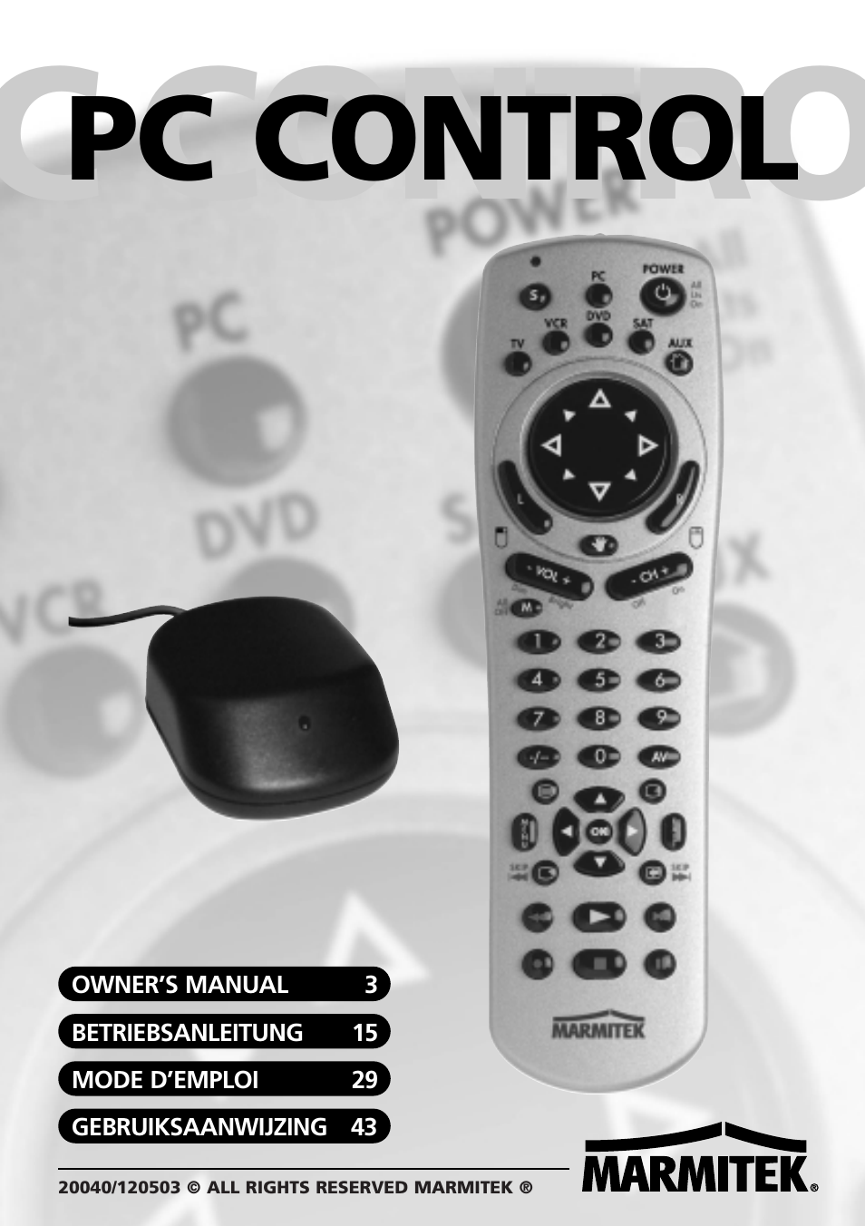 Grundig PC CONTROL User Manual | 56 pages