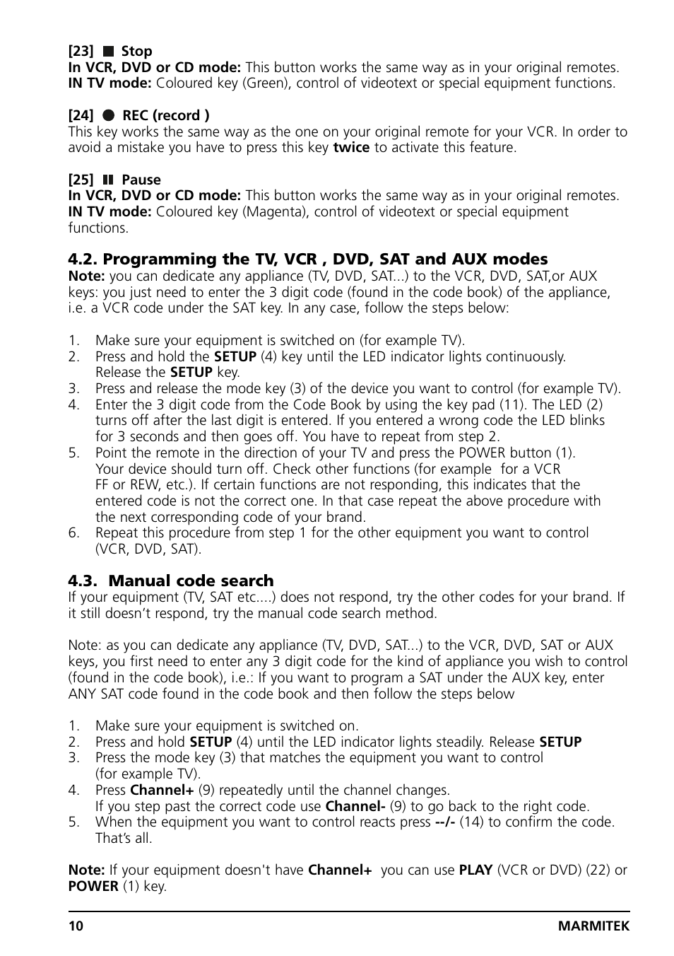 Grundig PC CONTROL User Manual | Page 10 / 56