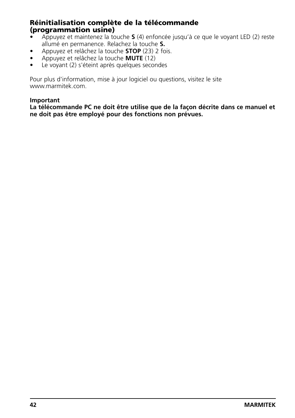 Grundig PC CONTROL User Manual | Page 42 / 56