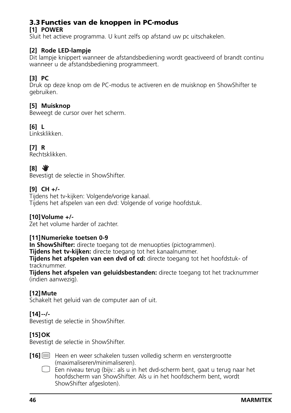 Grundig PC CONTROL User Manual | Page 46 / 56