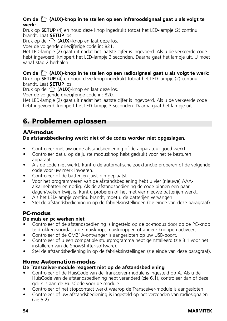 Problemen oplossen | Grundig PC CONTROL User Manual | Page 54 / 56