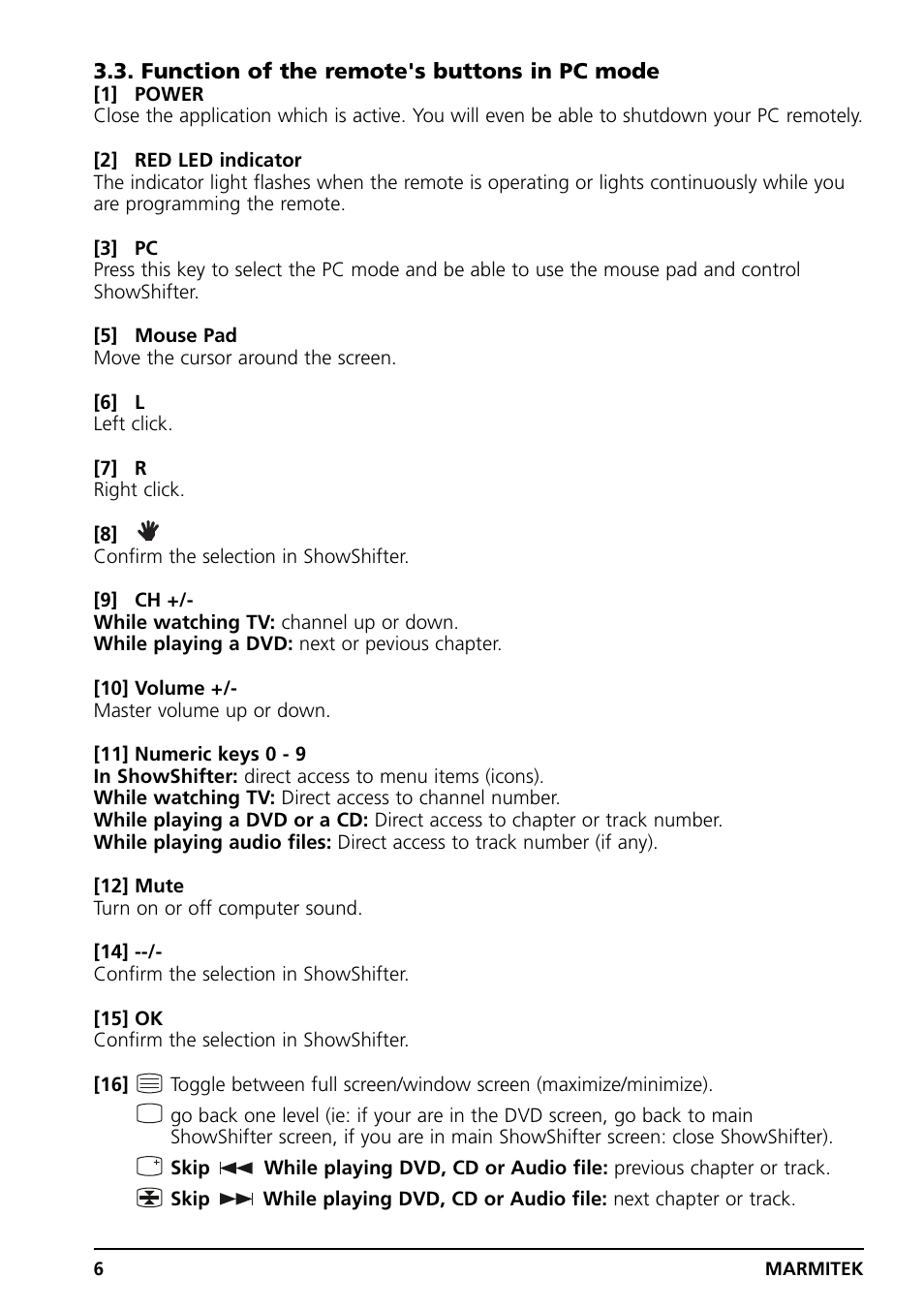 Grundig PC CONTROL User Manual | Page 6 / 56