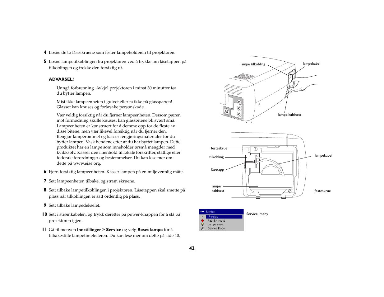 Grundig DLPTM Projector User Manual | Page 44 / 47
