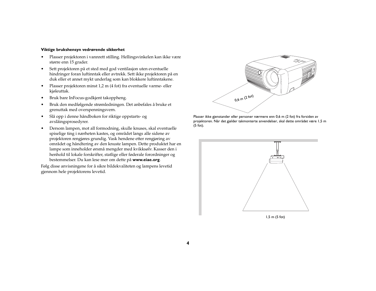 Grundig DLPTM Projector User Manual | Page 6 / 47