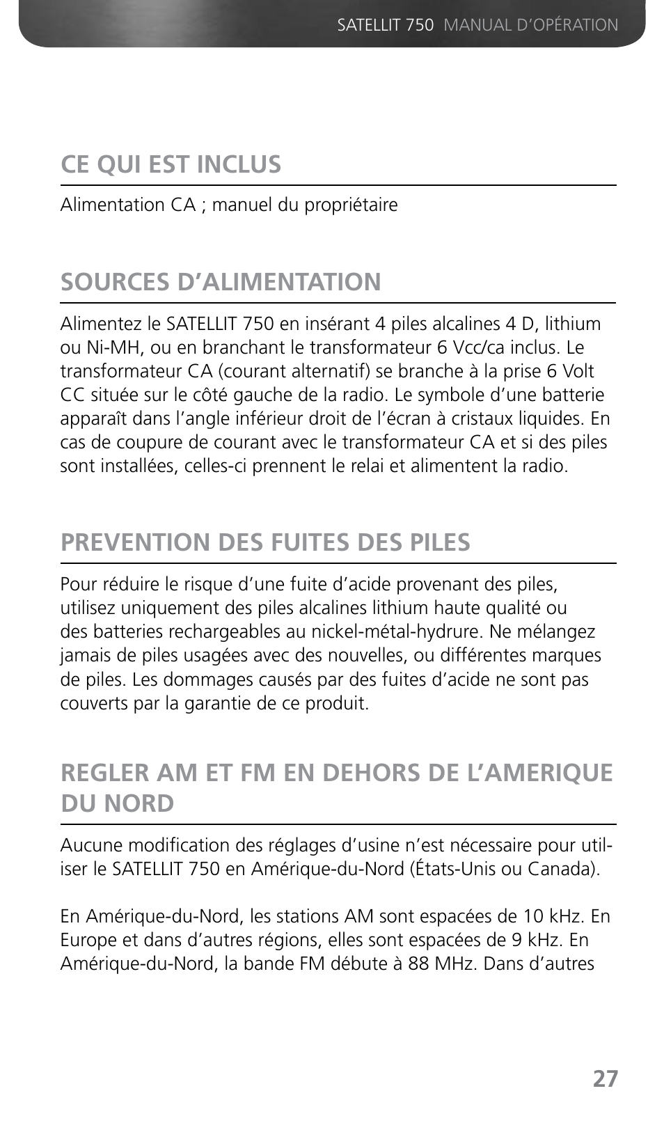 Grundig SATELLIT 750 User Manual | Page 27 / 72