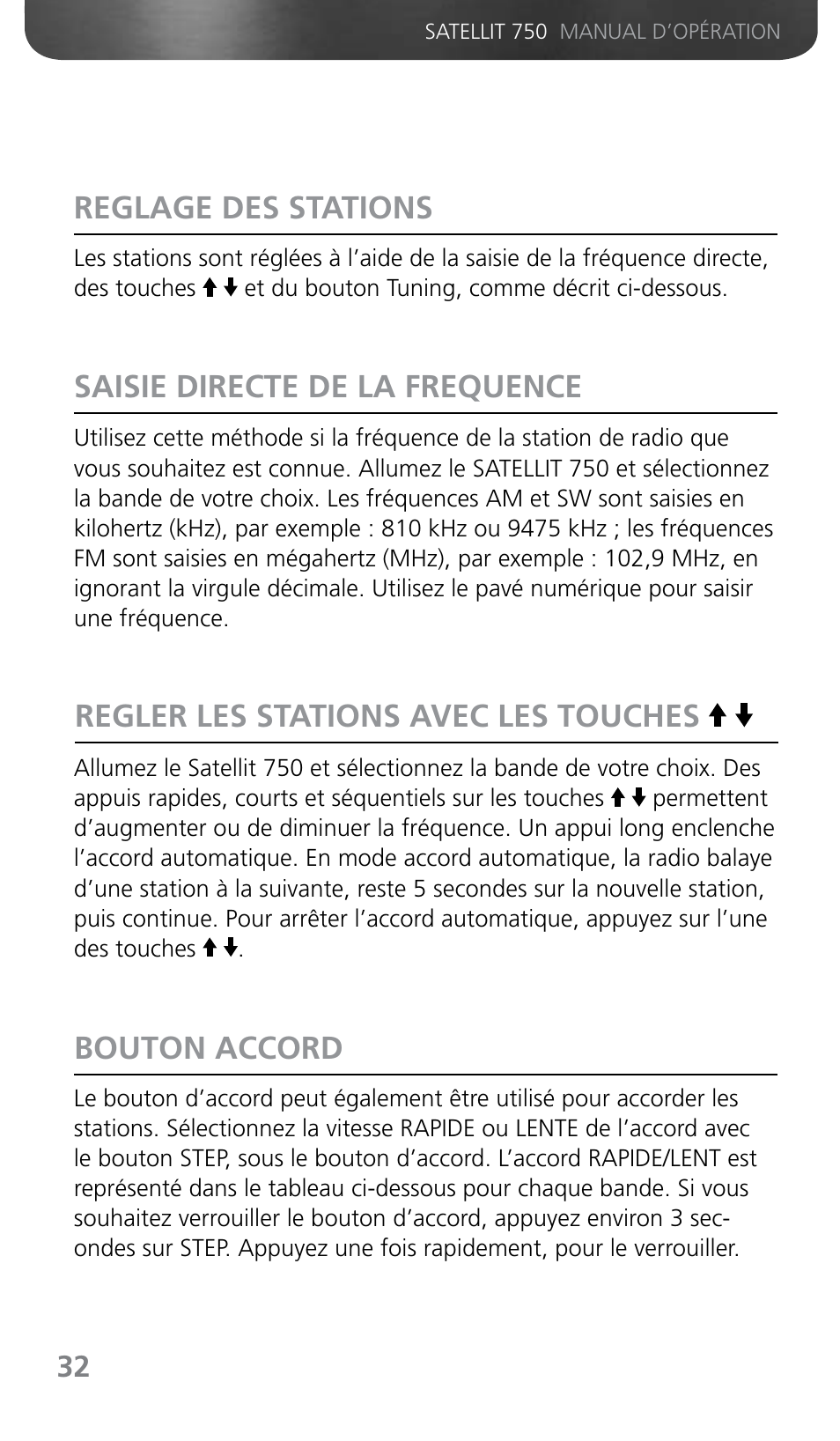 Grundig SATELLIT 750 User Manual | Page 32 / 72
