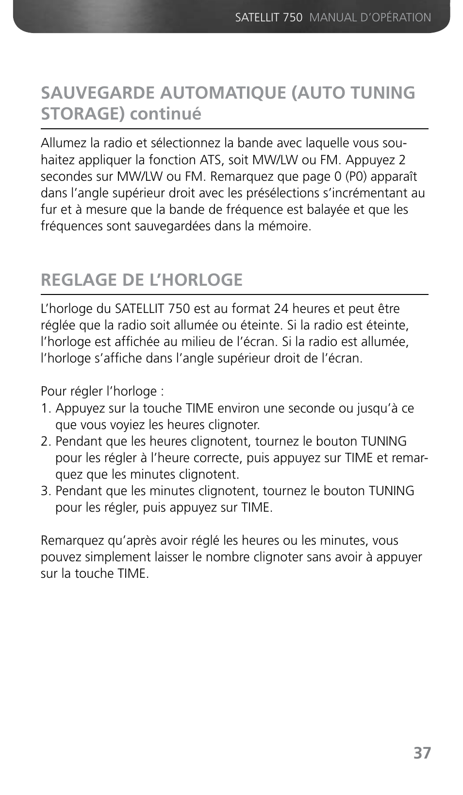 Grundig SATELLIT 750 User Manual | Page 37 / 72