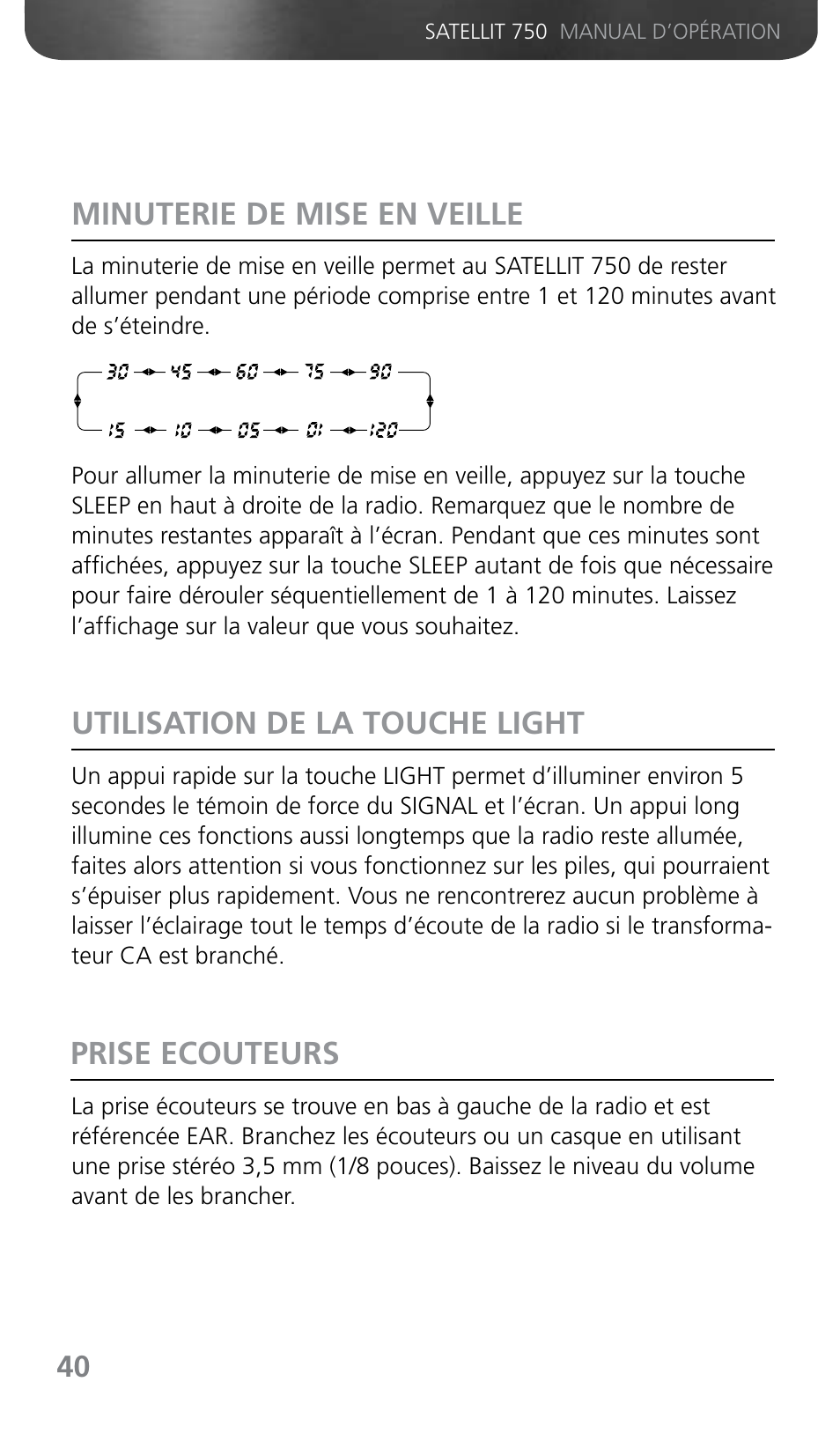 Grundig SATELLIT 750 User Manual | Page 40 / 72