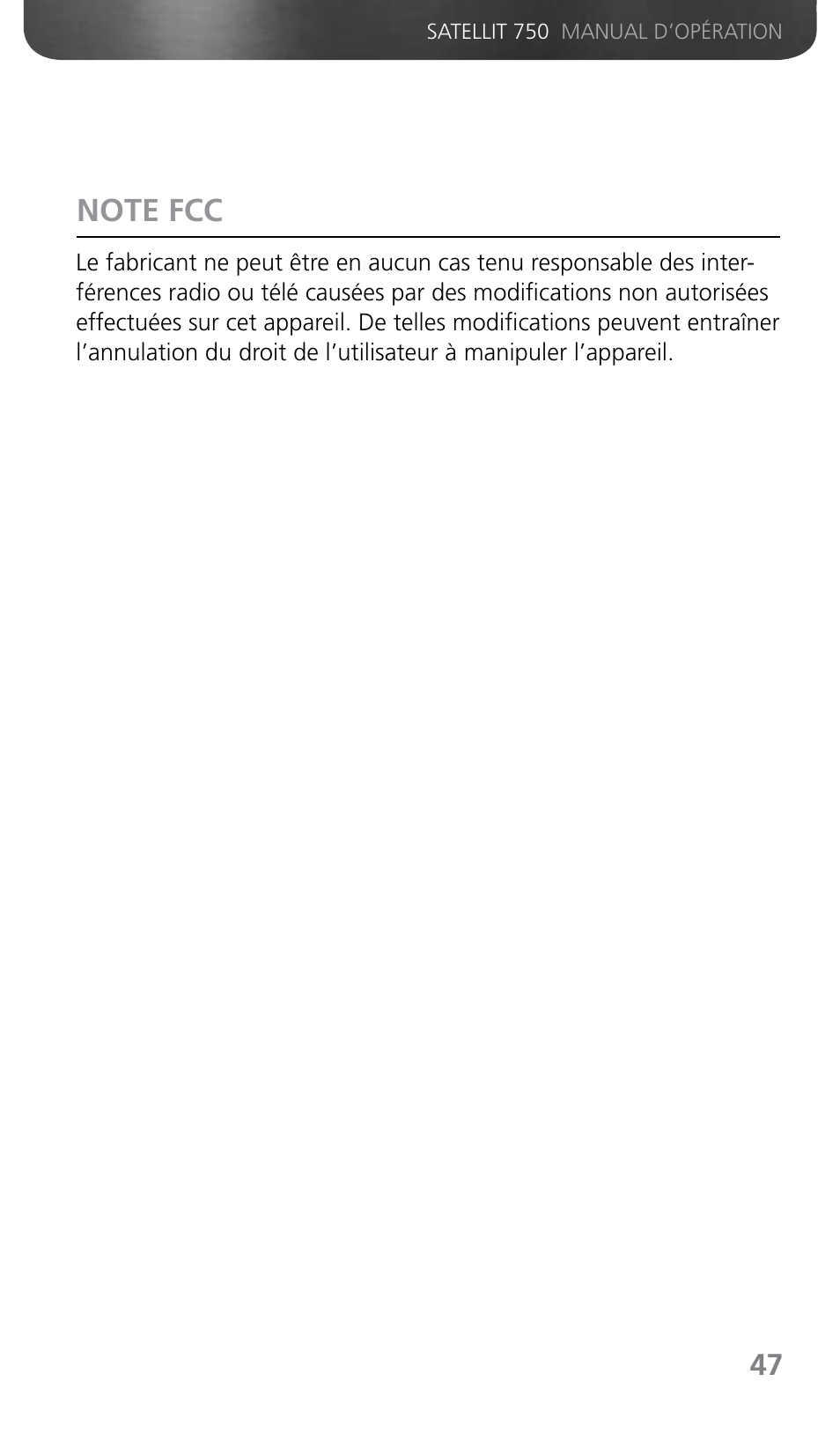 Grundig SATELLIT 750 User Manual | Page 47 / 72