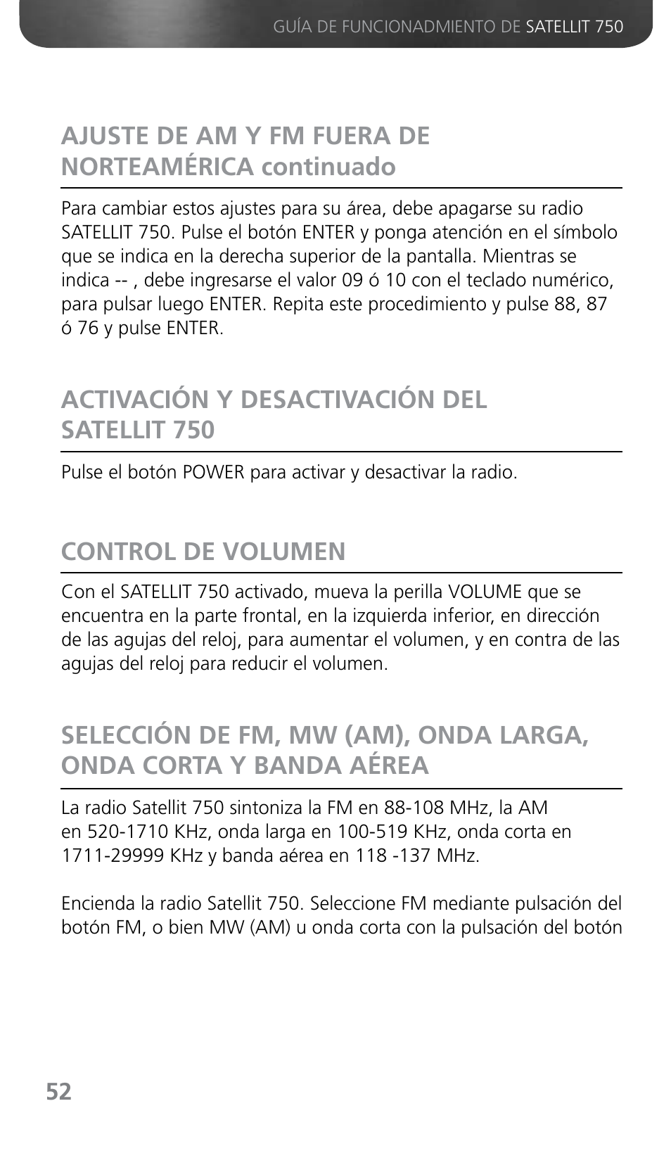 Grundig SATELLIT 750 User Manual | Page 52 / 72