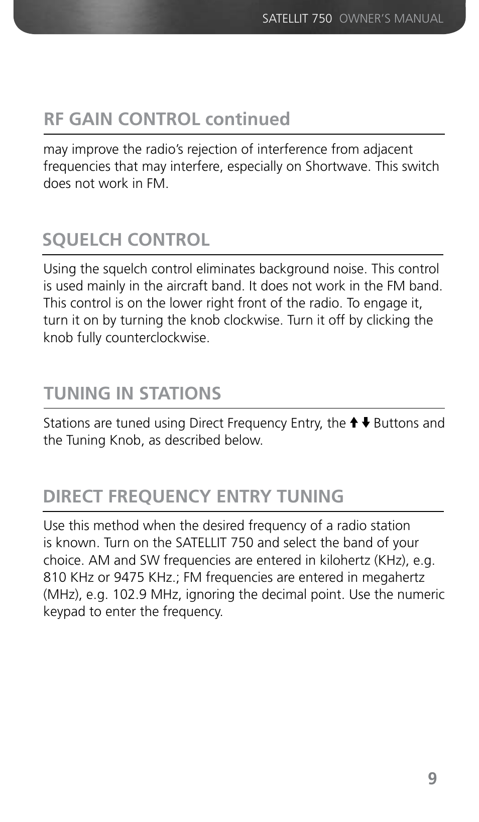 Grundig SATELLIT 750 User Manual | Page 9 / 72