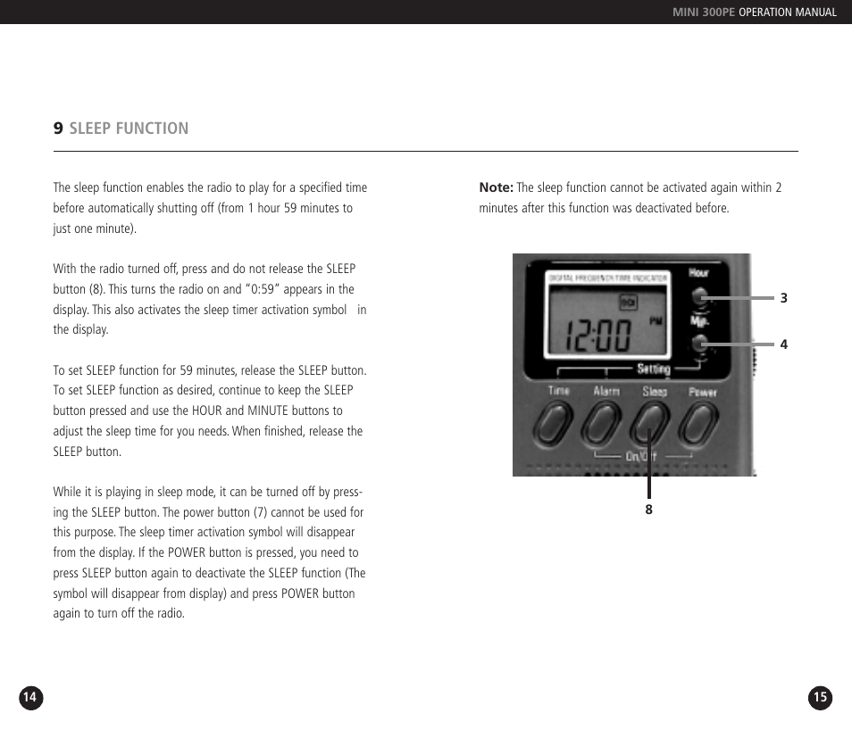 Grundig 300PE User Manual | Page 8 / 14