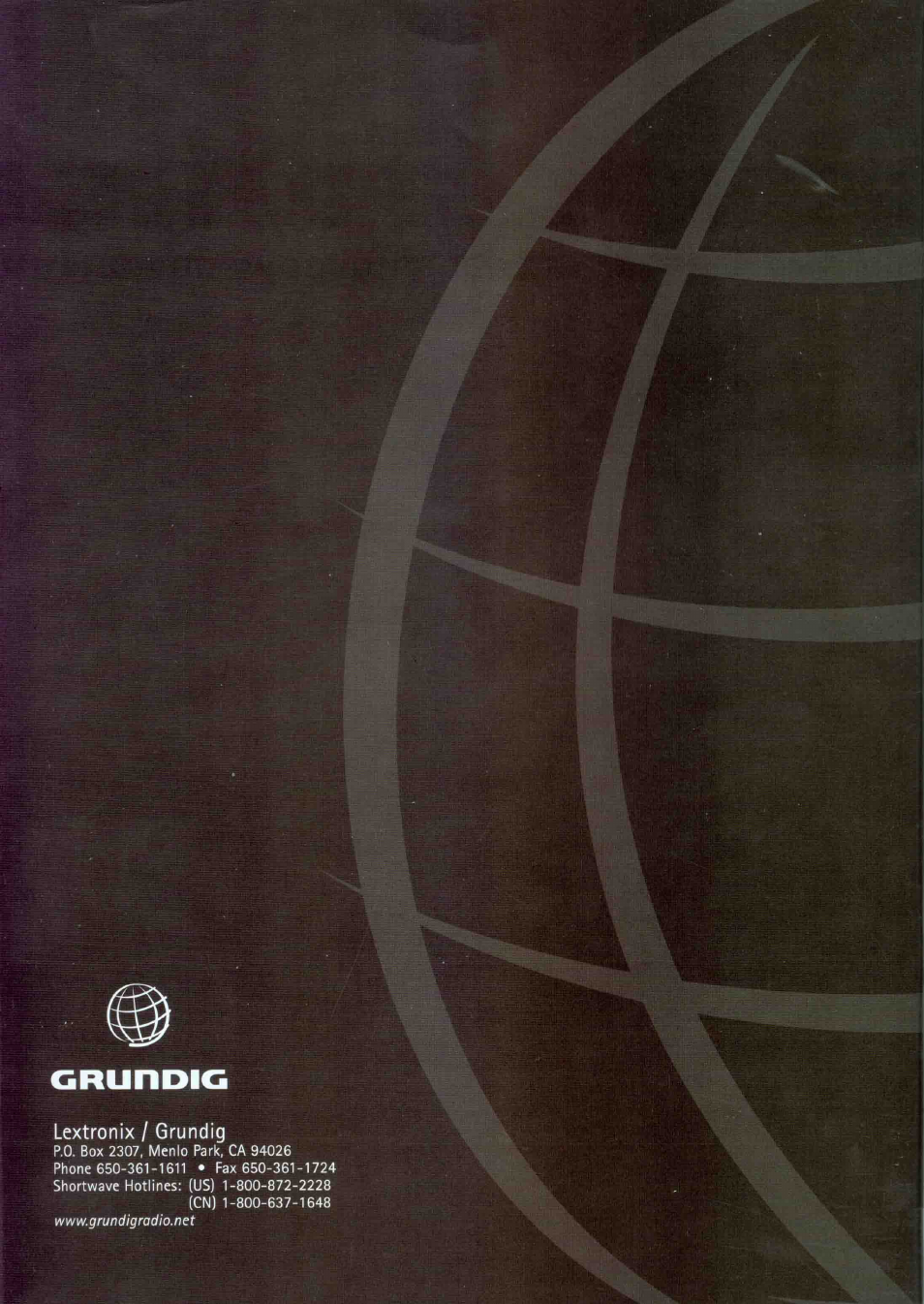 Grundig 800 User Manual | Page 30 / 30