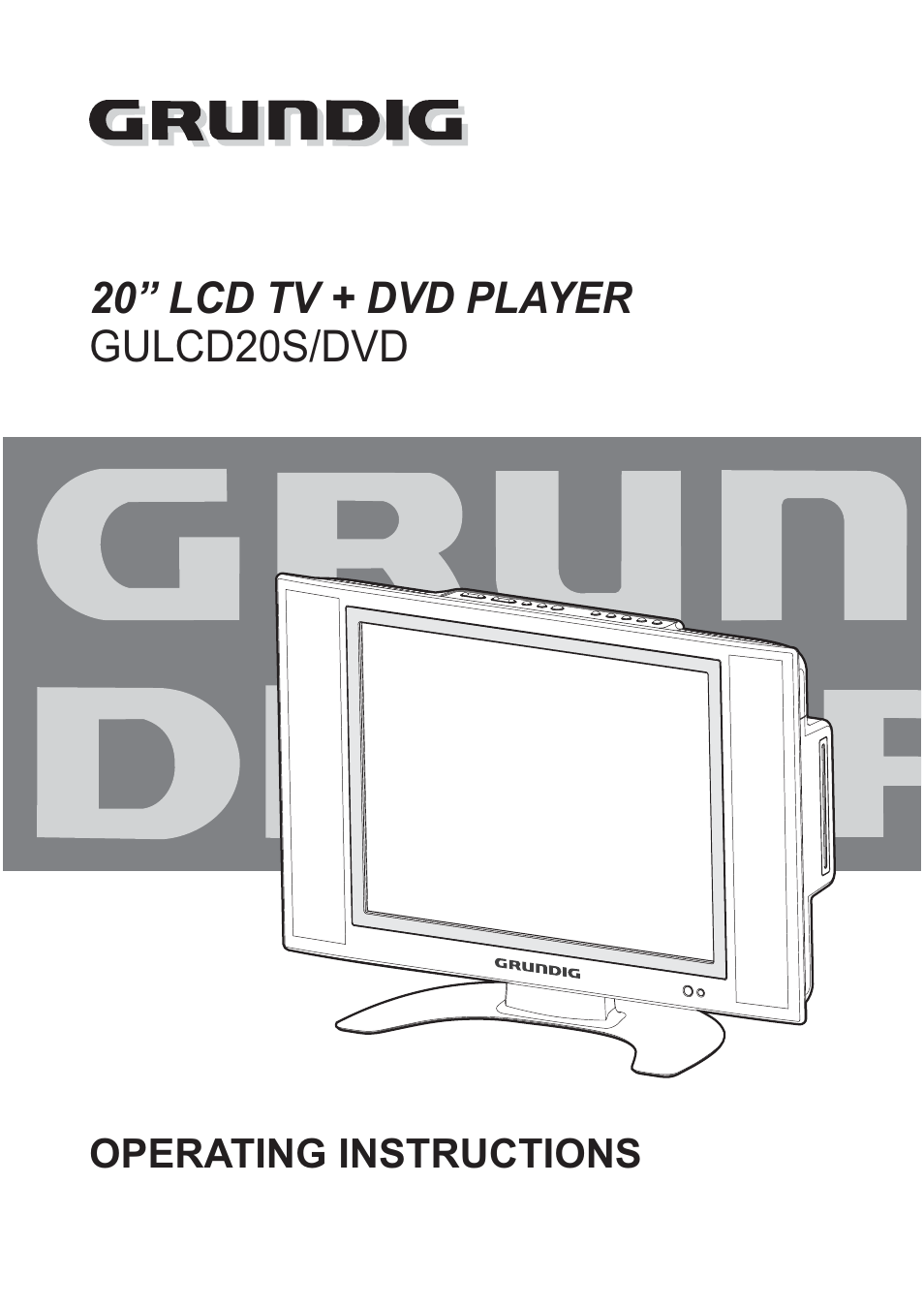 Grundig GULCD20S/DVD User Manual | 34 pages