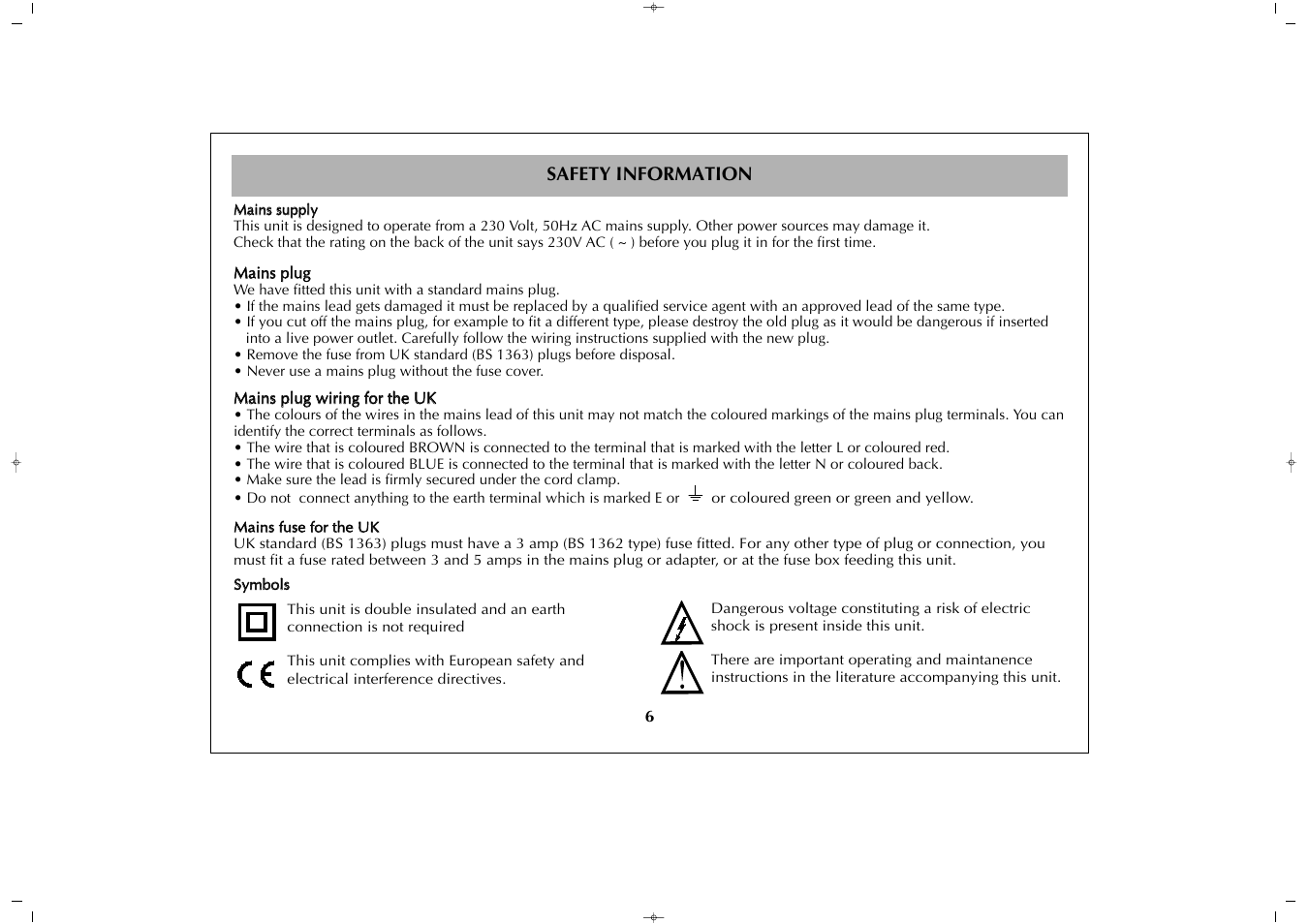 Grundig GULCD26HDIT User Manual | Page 6 / 45