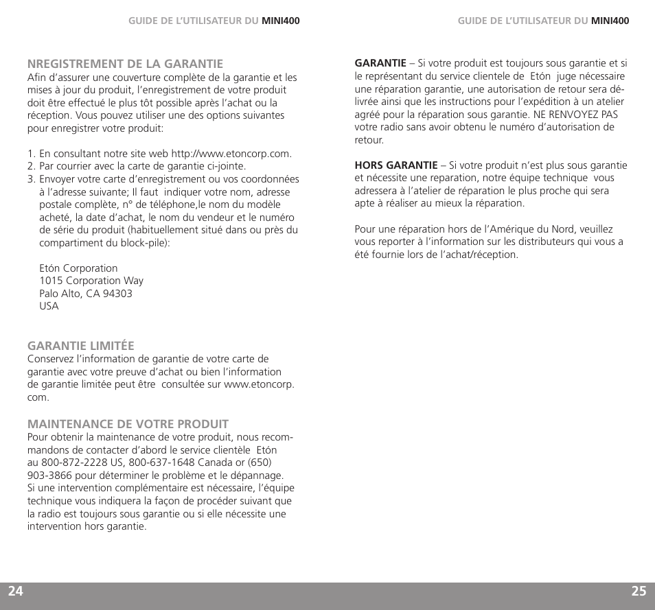 Grundig MINI400 User Manual | Page 13 / 21