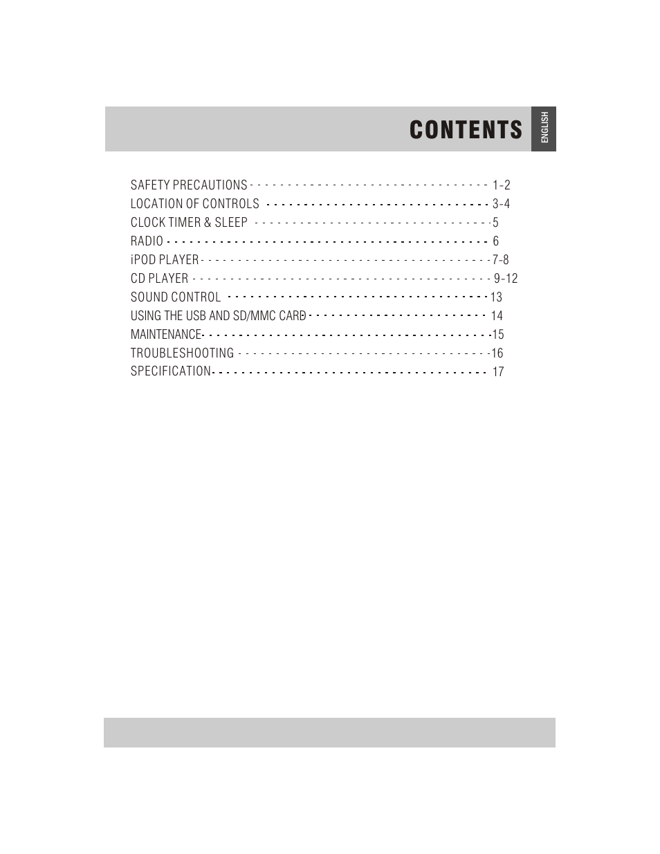 Grundig CDS2500IPW User Manual | Page 3 / 22
