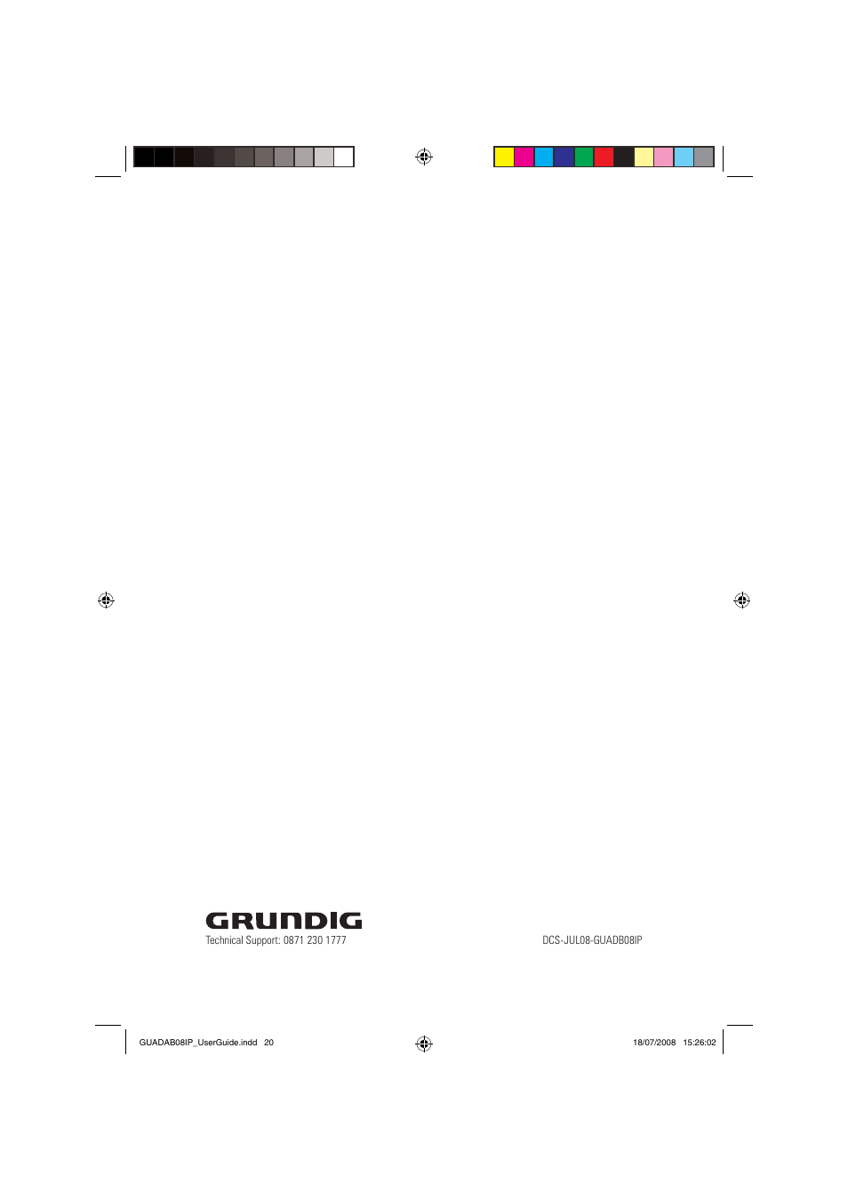 Grundig GUADAB08IP User Manual | Page 19 / 19