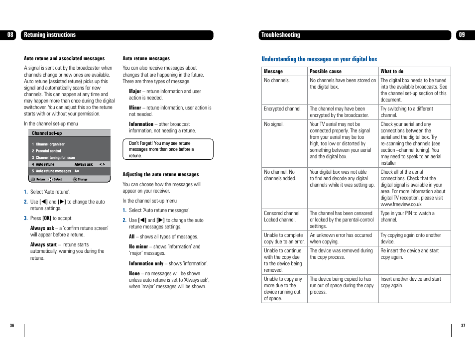Grundig GUDB20USB3 User Manual | Page 19 / 25