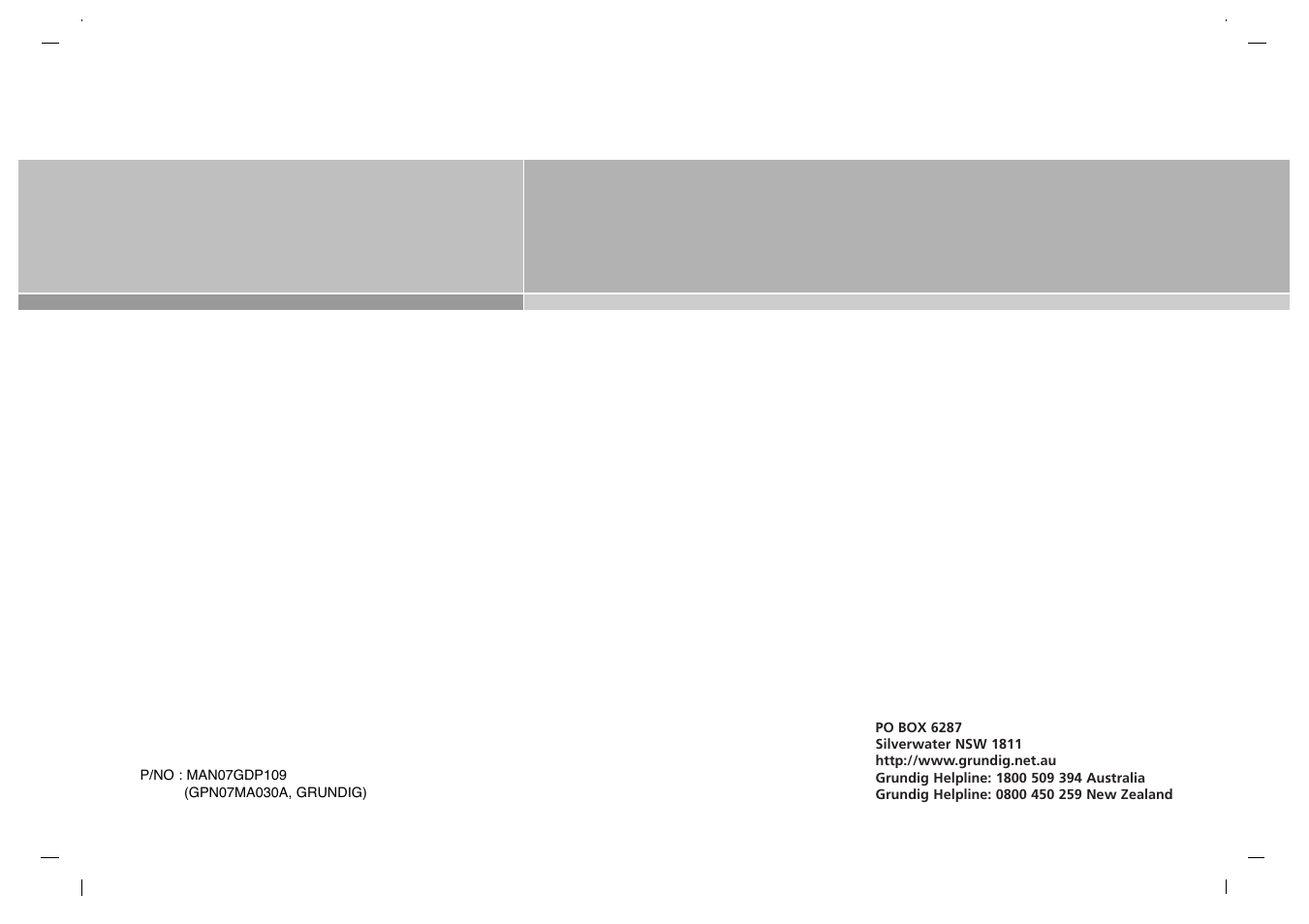 Grundig Cinemo GLCD4000HD User Manual | Page 48 / 48