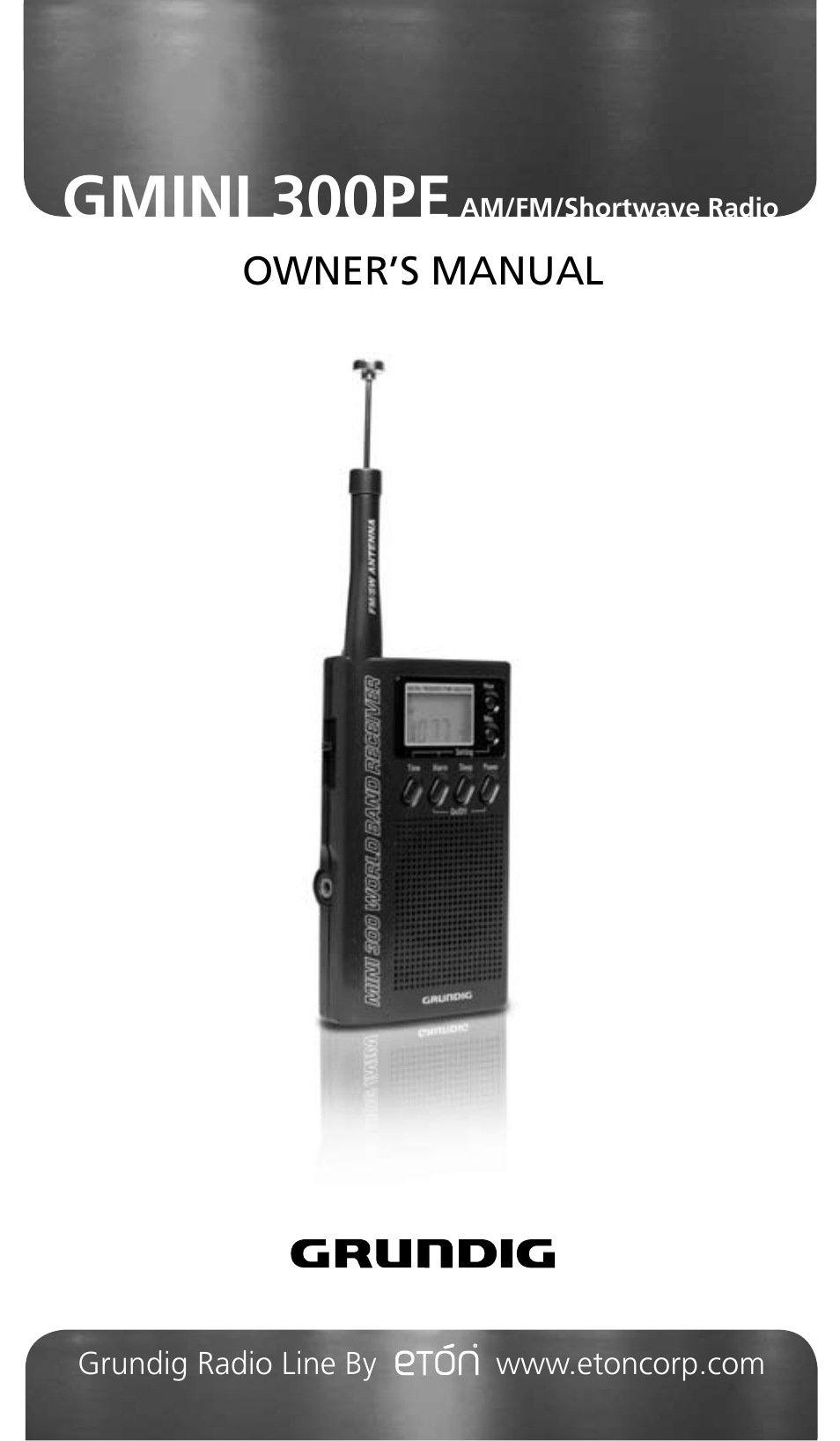 Grundig GMINI 300PEAM User Manual | 19 pages