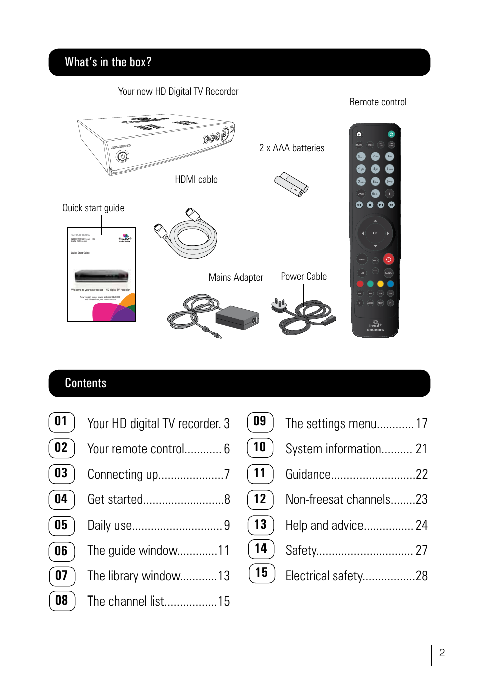 Grundig DVR User Manual | Page 3 / 32