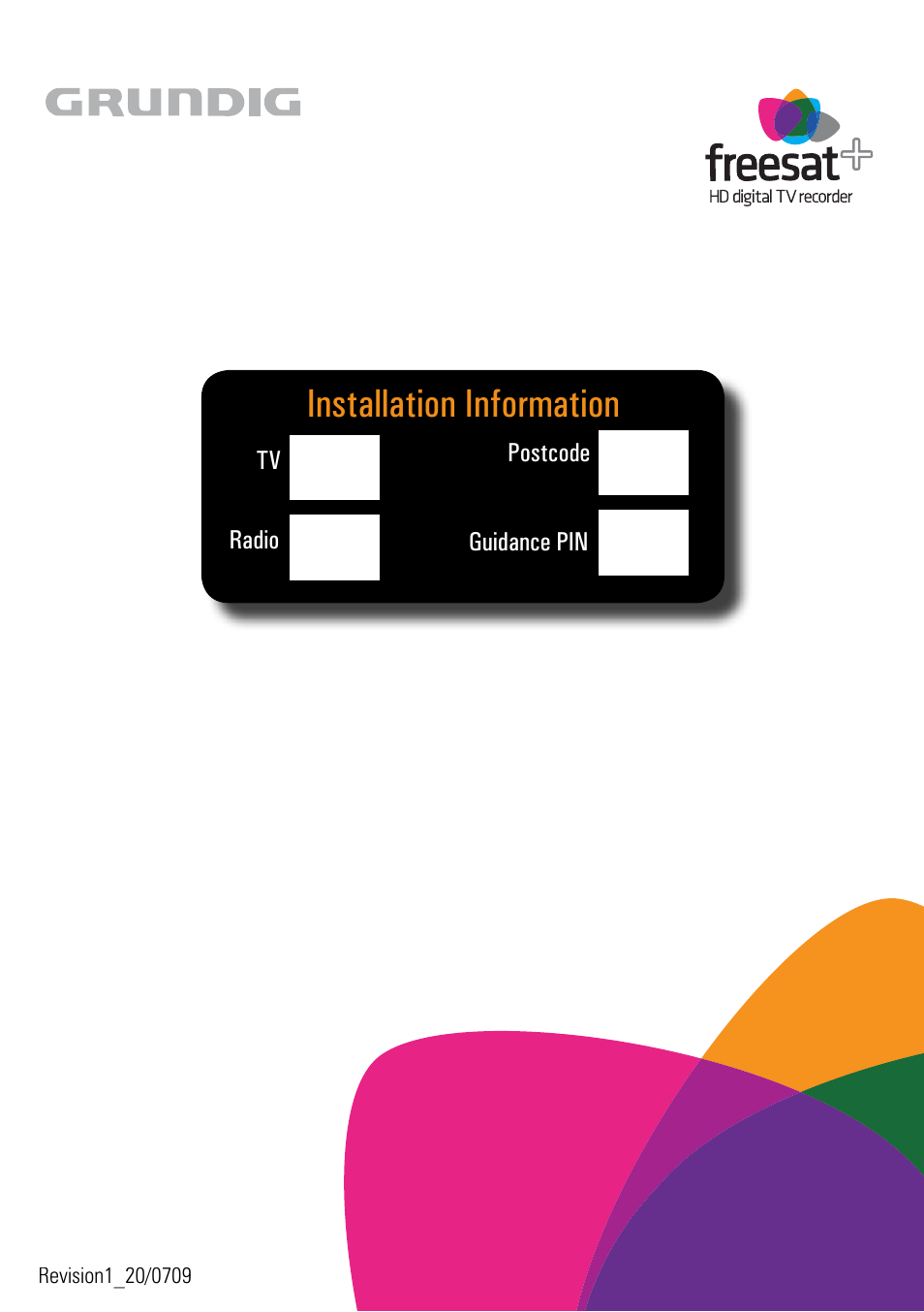 Installation information | Grundig DVR User Manual | Page 32 / 32