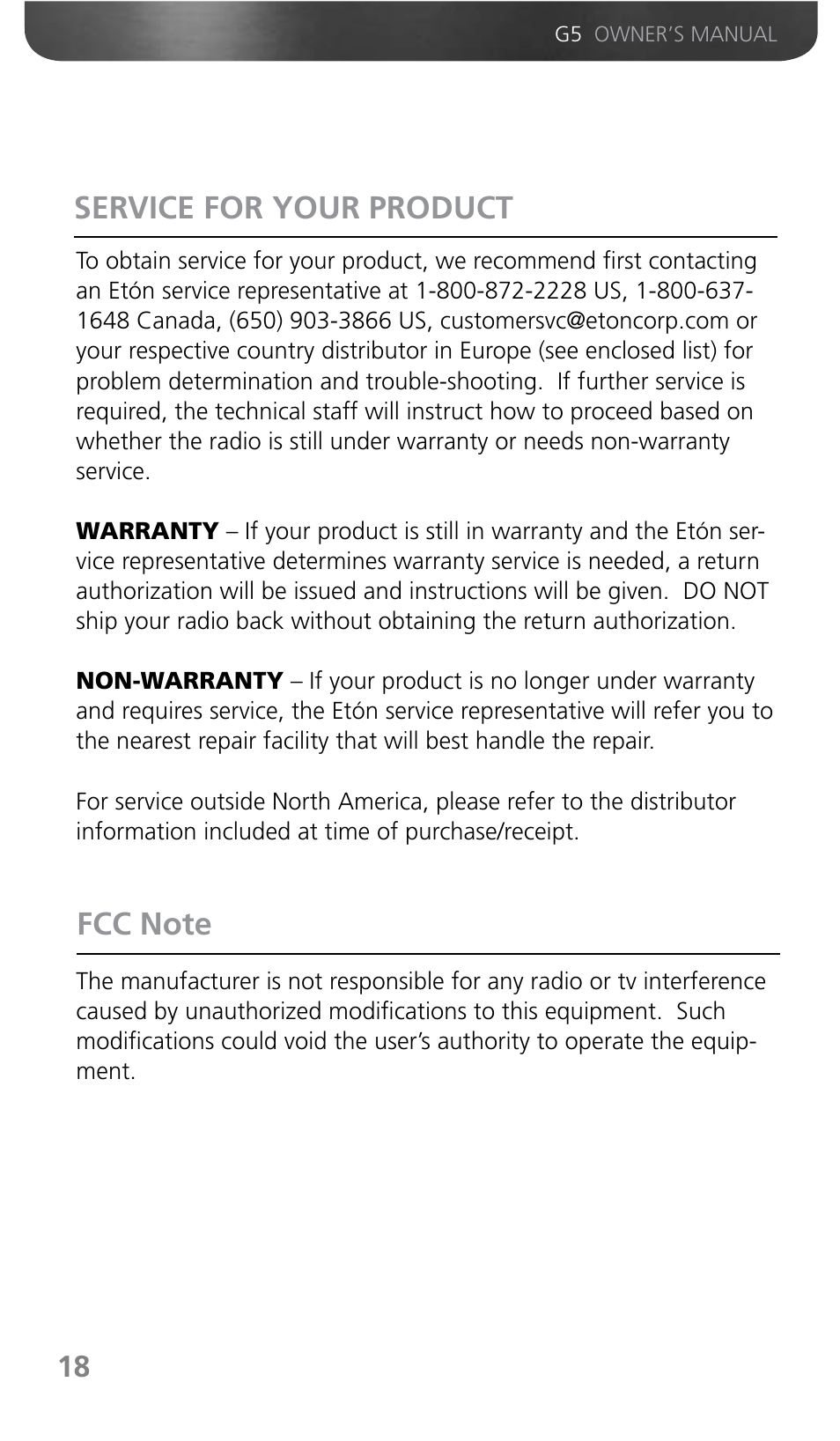 Grundig G5 User Manual | Page 20 / 64