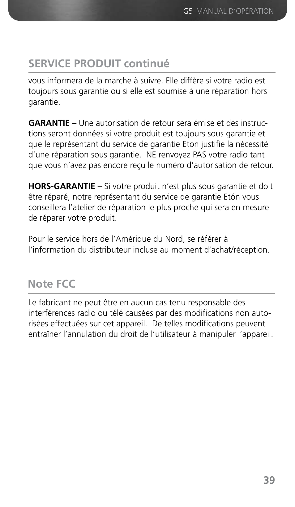 Grundig G5 User Manual | Page 41 / 64