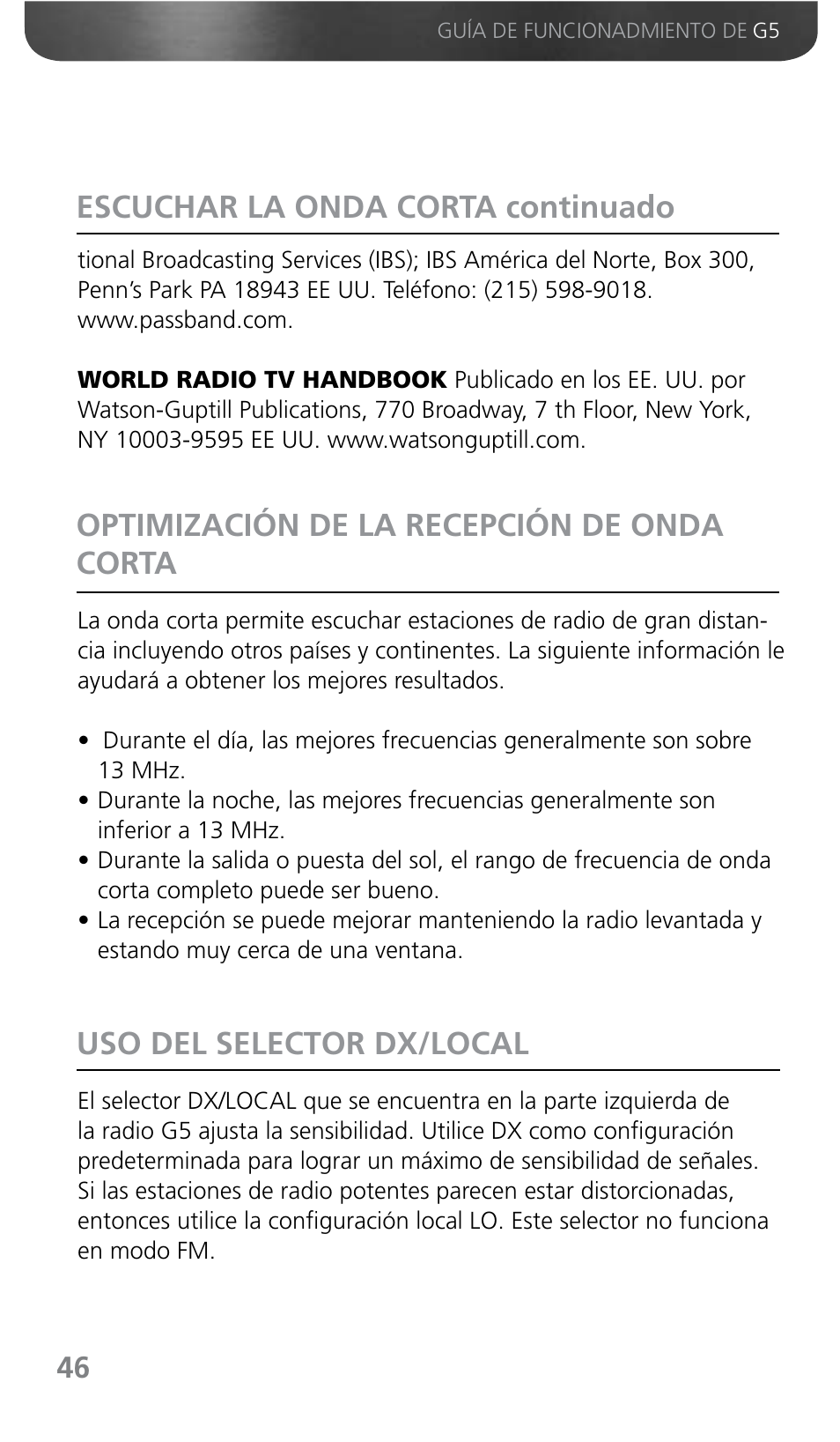 Grundig G5 User Manual | Page 48 / 64