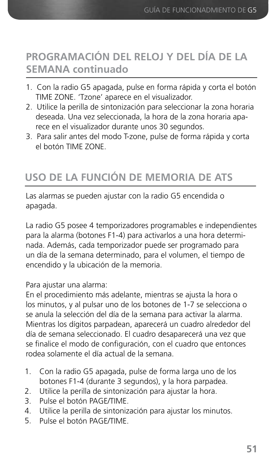 Grundig G5 User Manual | Page 53 / 64