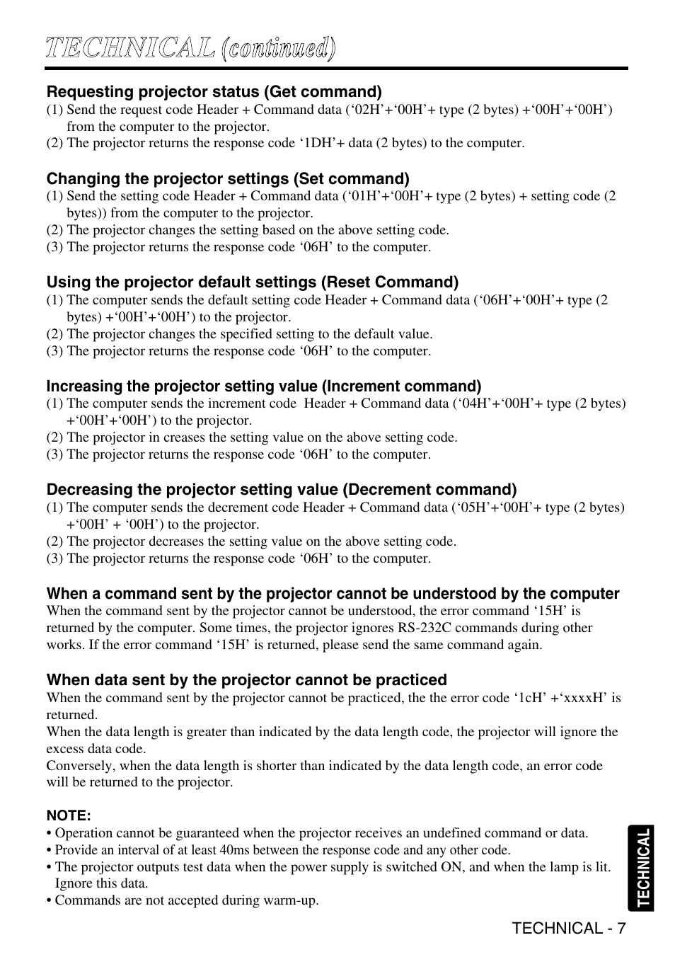 Tte ec ch hn niic ca al l ((ccoonnttiinnuueedd)) | Grundig CP-731i User Manual | Page 33 / 39