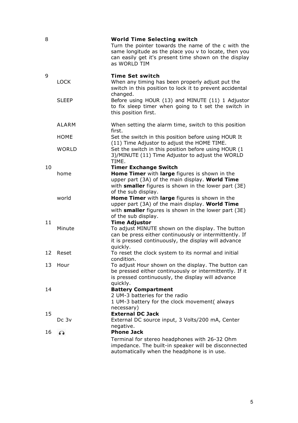 Grundig TRAVELLER II PE User Manual | Page 5 / 10