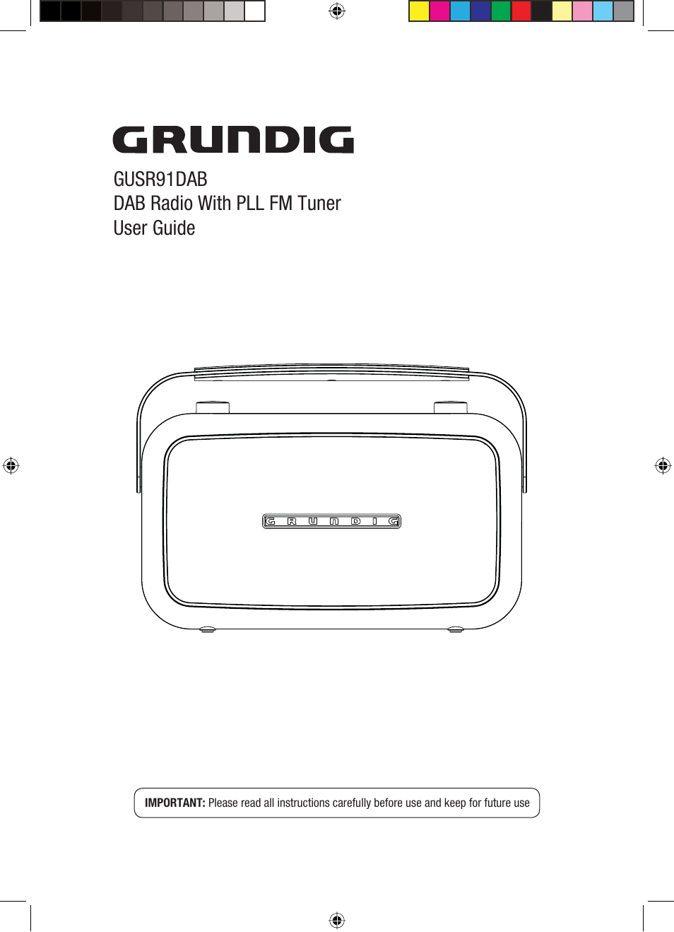 Grundig GUSR91DAB User Manual | 21 pages