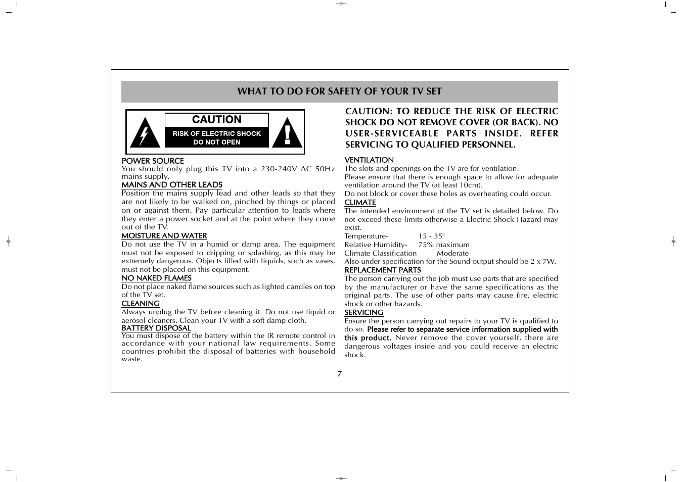 Grundig GULCD32HDT User Manual | Page 7 / 35