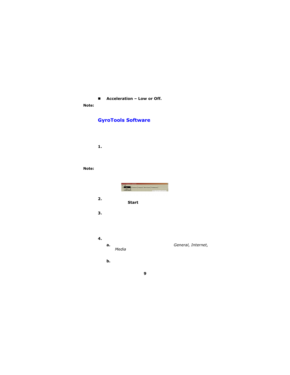 Gyrotools software | Gyration TM ULTRA CORDLESS OPTICAL MOUSE User Manual | Page 12 / 22