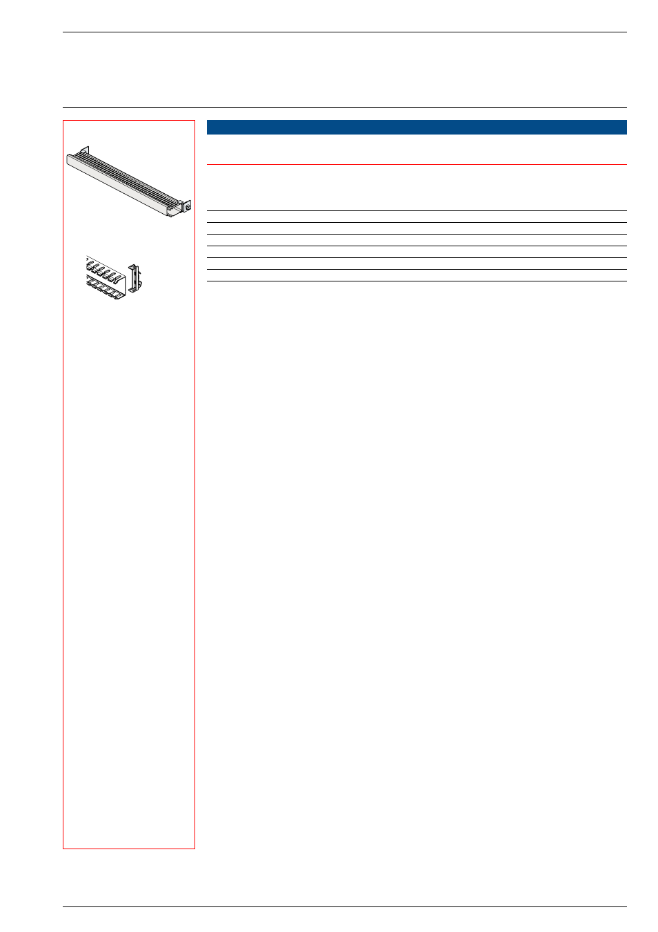 Order codes, Components for distribution and mixed applications, Wiring kit | Gemini Industries 1SLC805002F0001 User Manual | Page 18 / 26