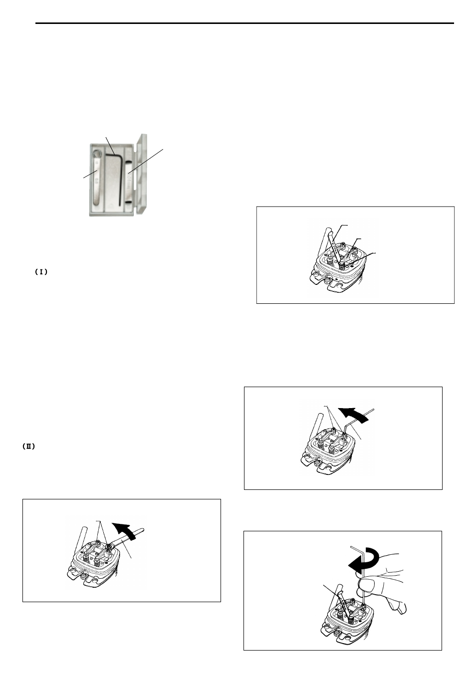 Valve clearance adjustment | O.S. Engines FT-160 Gemini User Manual | Page 13 / 17