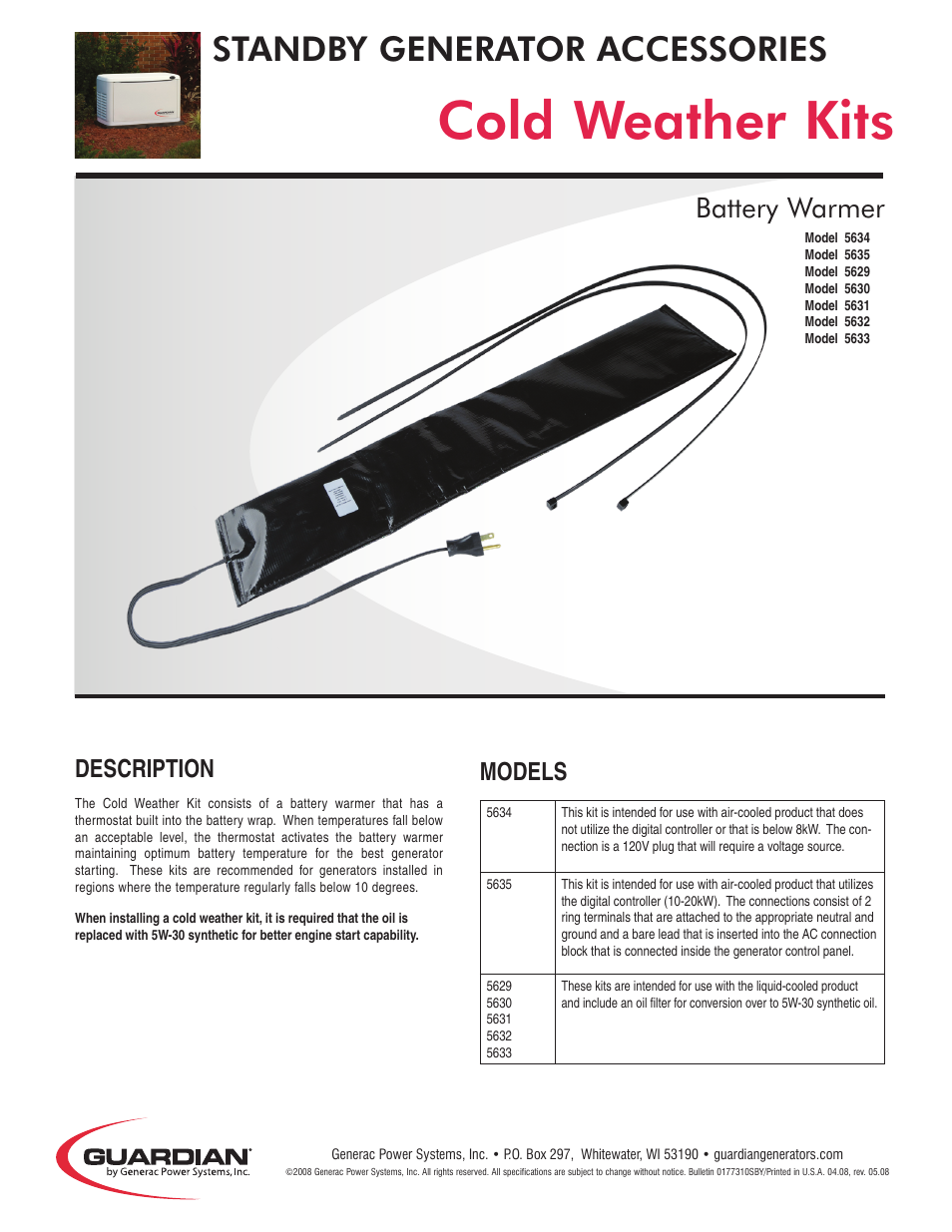 Guardian Technologies 5631 User Manual | 1 page