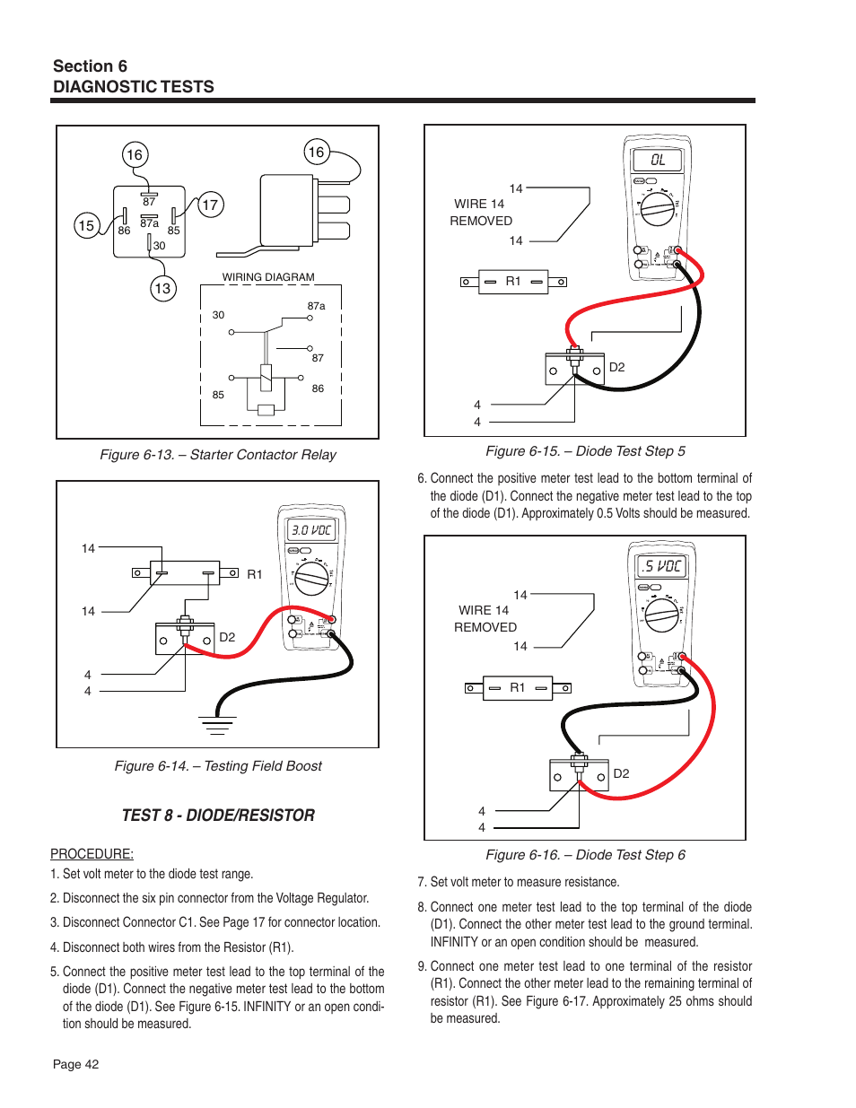Test 8 - diode/resistor, 5 vdc | Guardian Technologies 5209 User Manual | Page 44 / 90
