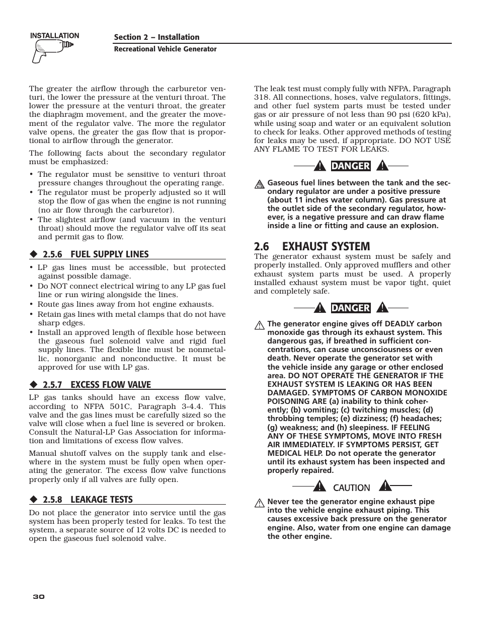 6 exhaust system | Guardian Technologies 02010-2 User Manual | Page 32 / 56