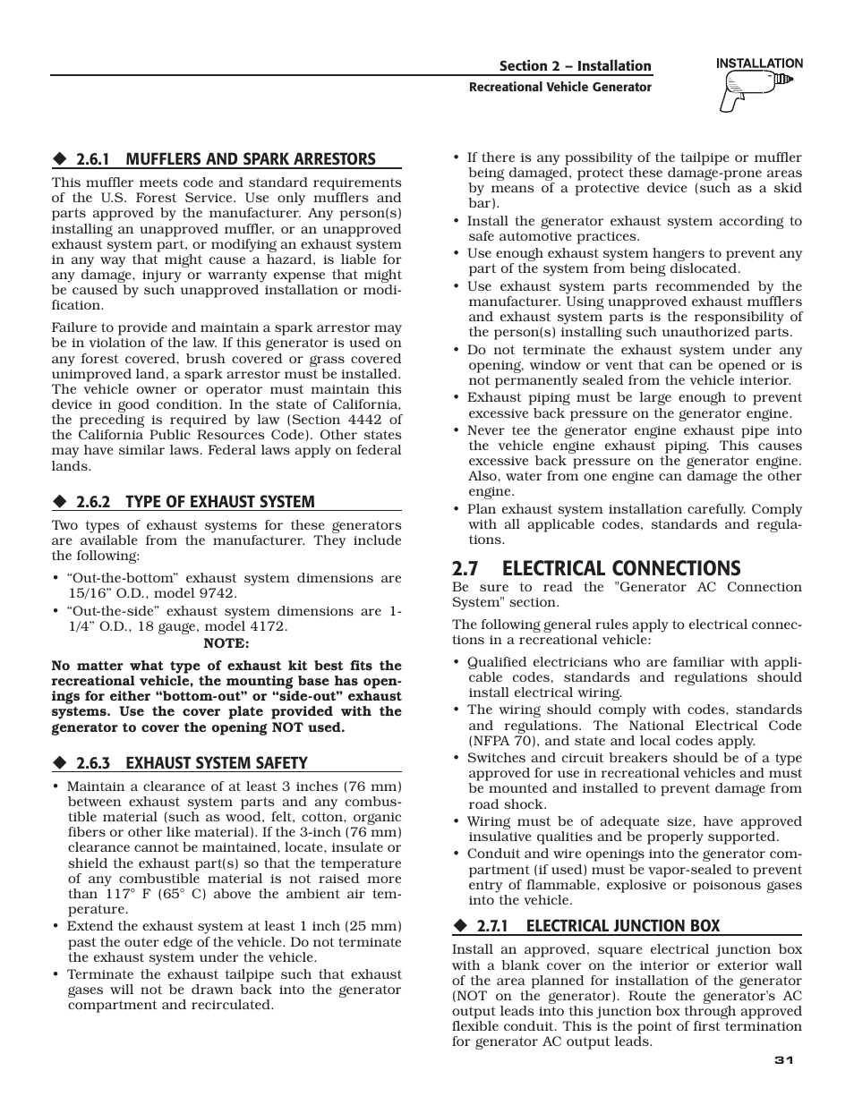 7 electrical connections | Guardian Technologies 02010-2 User Manual | Page 33 / 56