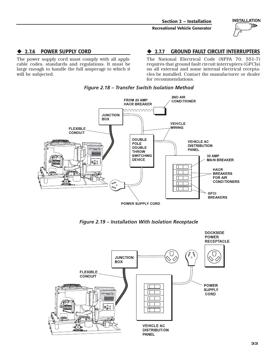 6 power supply cord, 7 ground fault circuit interrupters | Guardian Technologies 02010-2 User Manual | Page 35 / 56