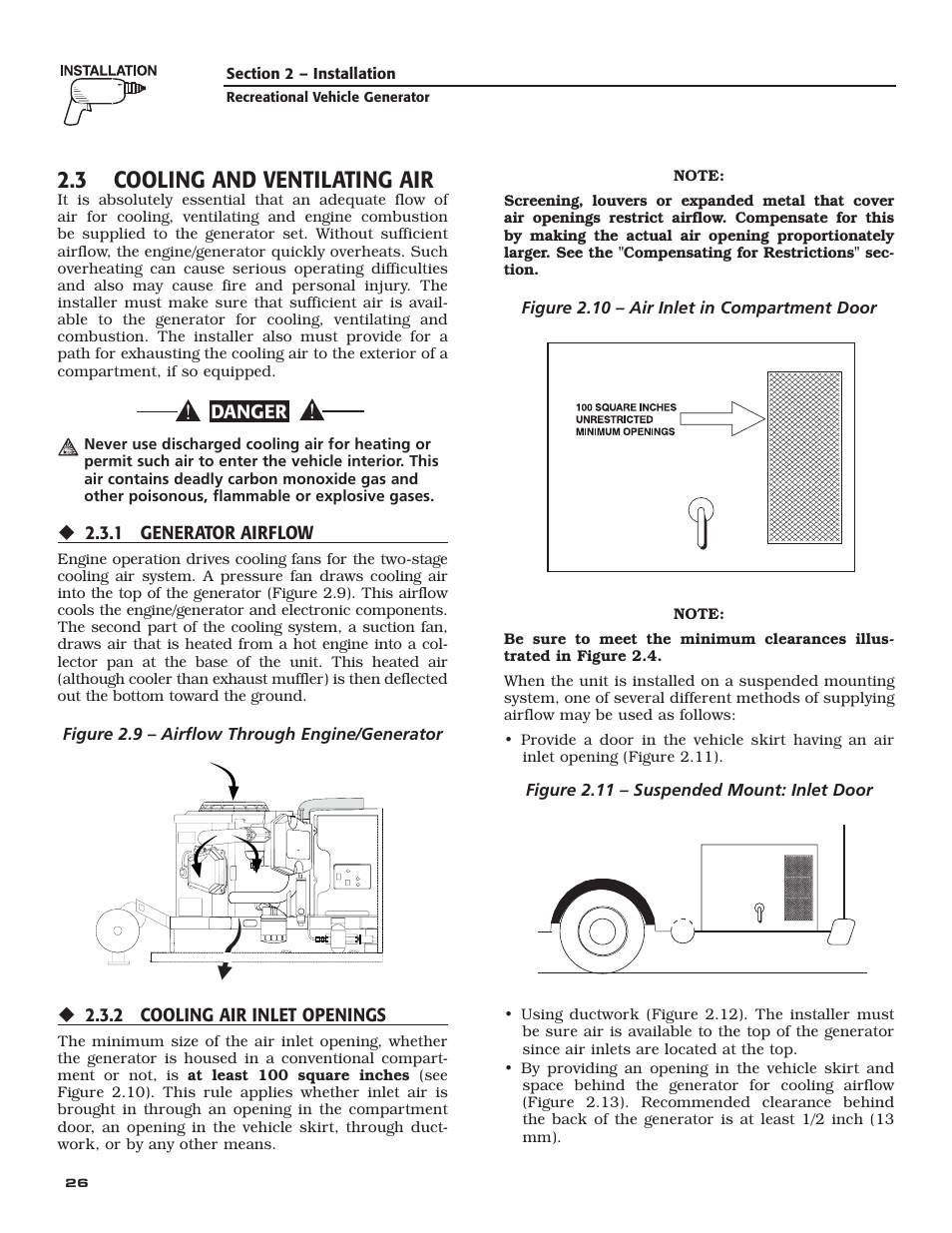 3 cooling and ventilating air | Guardian Technologies 04164-3 User Manual | Page 28 / 56