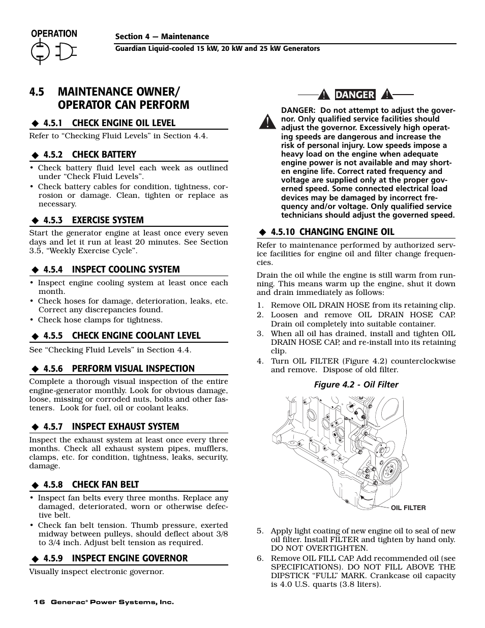 5 maintenance owner/ operator can perform | Guardian Technologies 004724-0 User Manual | Page 18 / 52